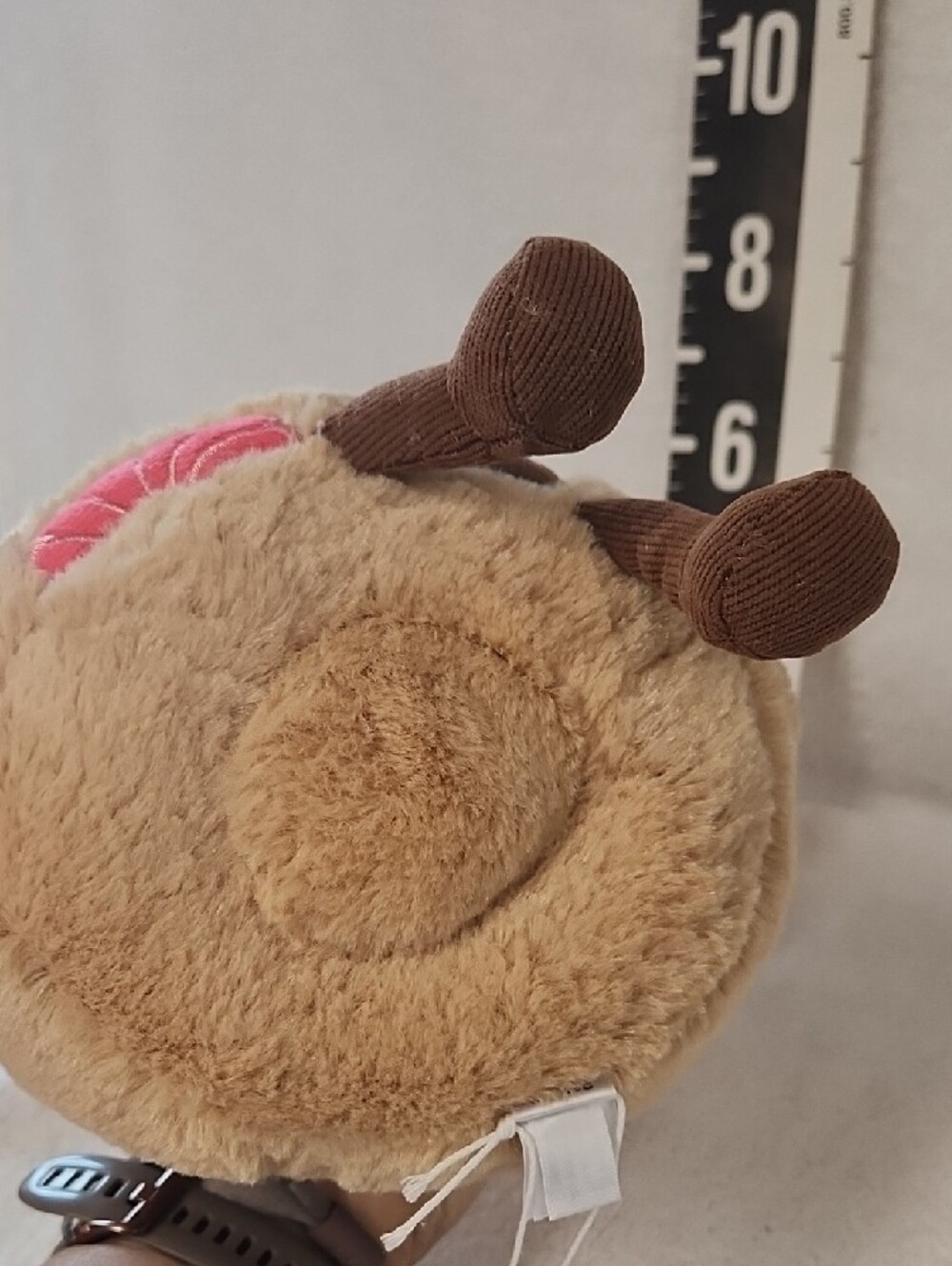 Jellycat Tan Plush Castle Toy with Pink Starfish Accent - Picture 4 of 7